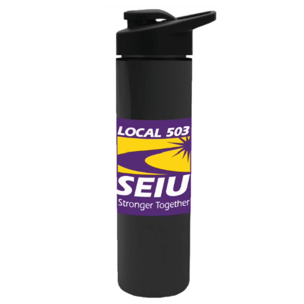 SEIU Local 503 Slim Travel Tumbler