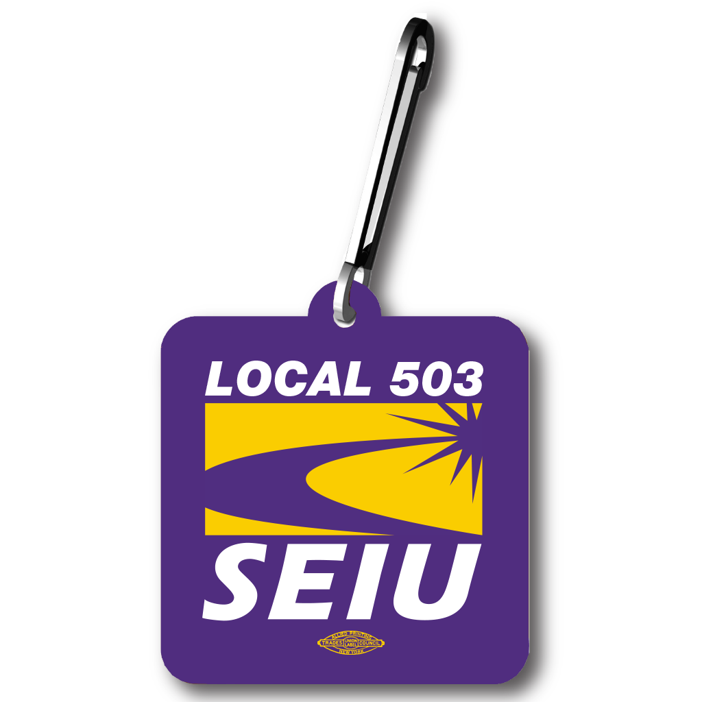 SEIU Local 503 Zipper Pull