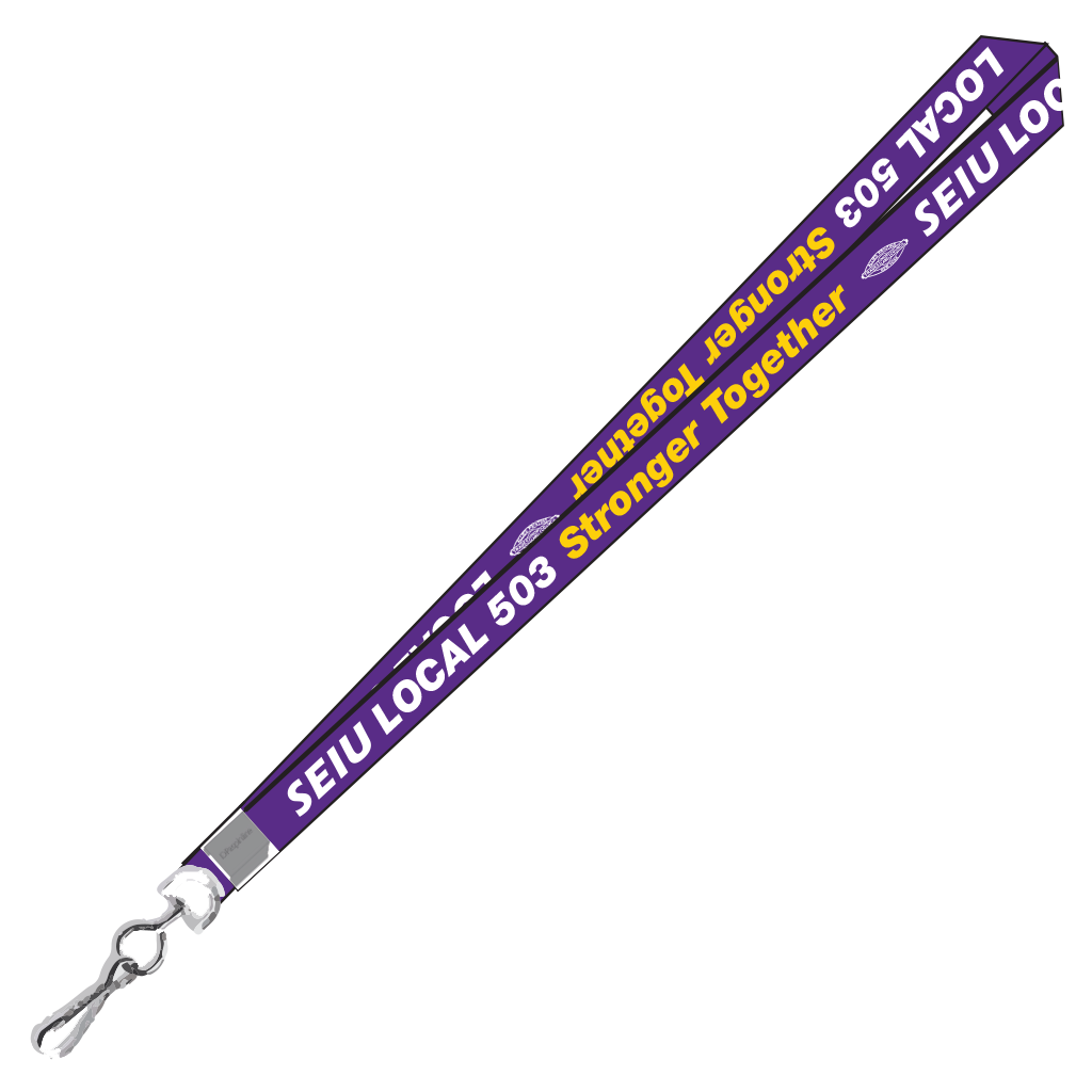 SEIU Local 503 Lanyard