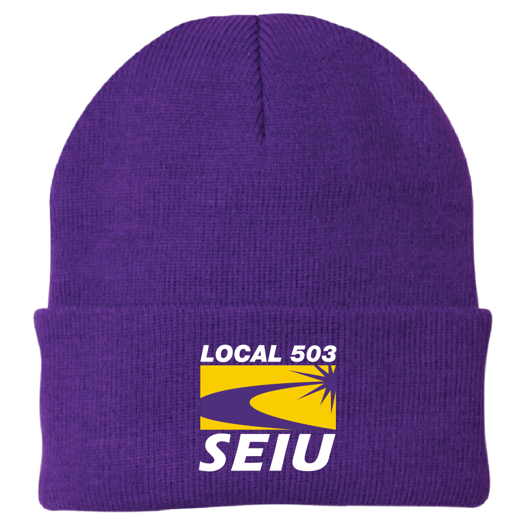 SEIU Local 503 Cuffed Beanie