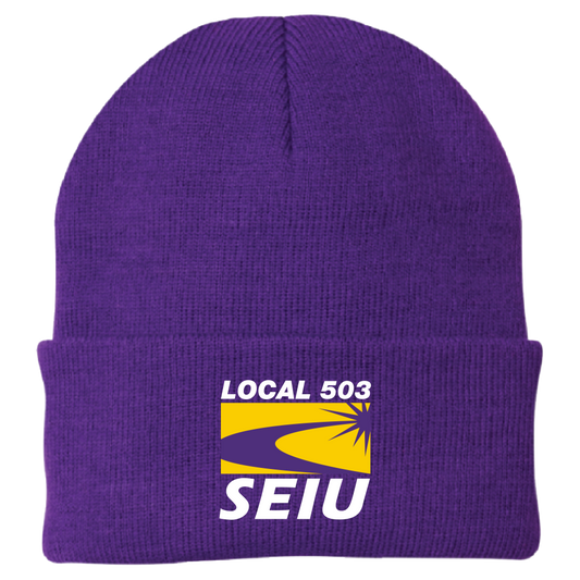 SEIU Local 503 Cuffed Beanie