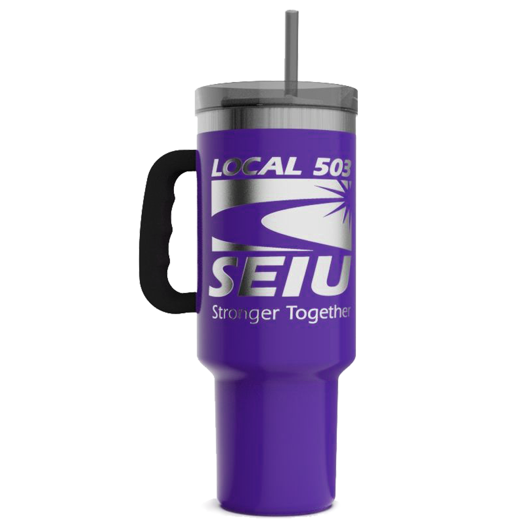 SEIU Local 503 Stainless Steel Travel Mug